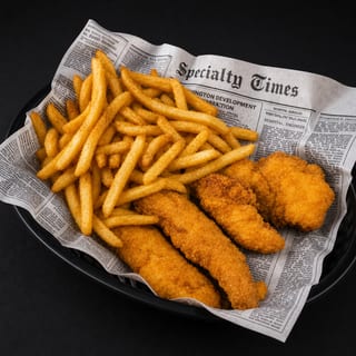 Chicken Strips & Fries Basket